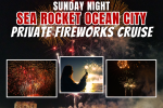 Sunday Night Private Fireworks Cruise with Sea Rocket Water Adventures