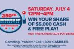 250th Independence Day Celebration Slot Tournament